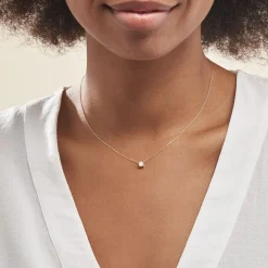 Histoire d'Or Collier Or Jaune Aphrodite Diamant or jaune diamant New