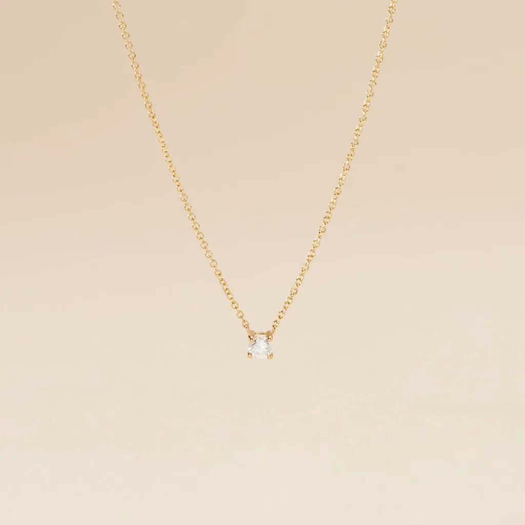 Histoire d'Or Collier Or Jaune Aphrodite Et Diamant or jaune diamant Hot