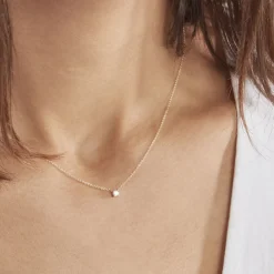 Histoire d'Or Collier Or Jaune Aphrodite Et Diamant or jaune diamant Hot