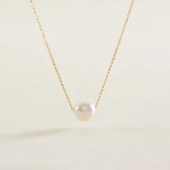 Histoire d'Or Collier Or Jaune Bibimo Perle De Culture Best