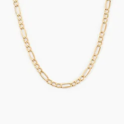 Histoire d'Or Collier Cameo Maille Alternée 1/3 or jaune Discount