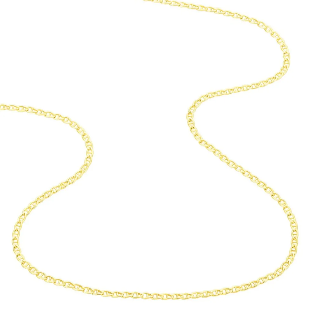 Histoire d'Or Collier Or Jaune Capucin Maille Marine Sale