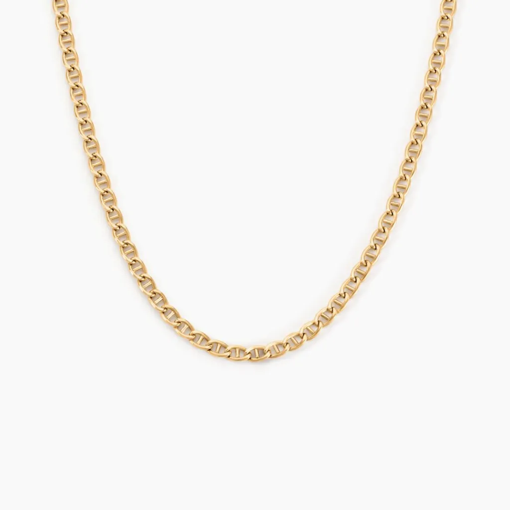 Histoire d'Or Collier Capucin Maille Marine or jaune Online