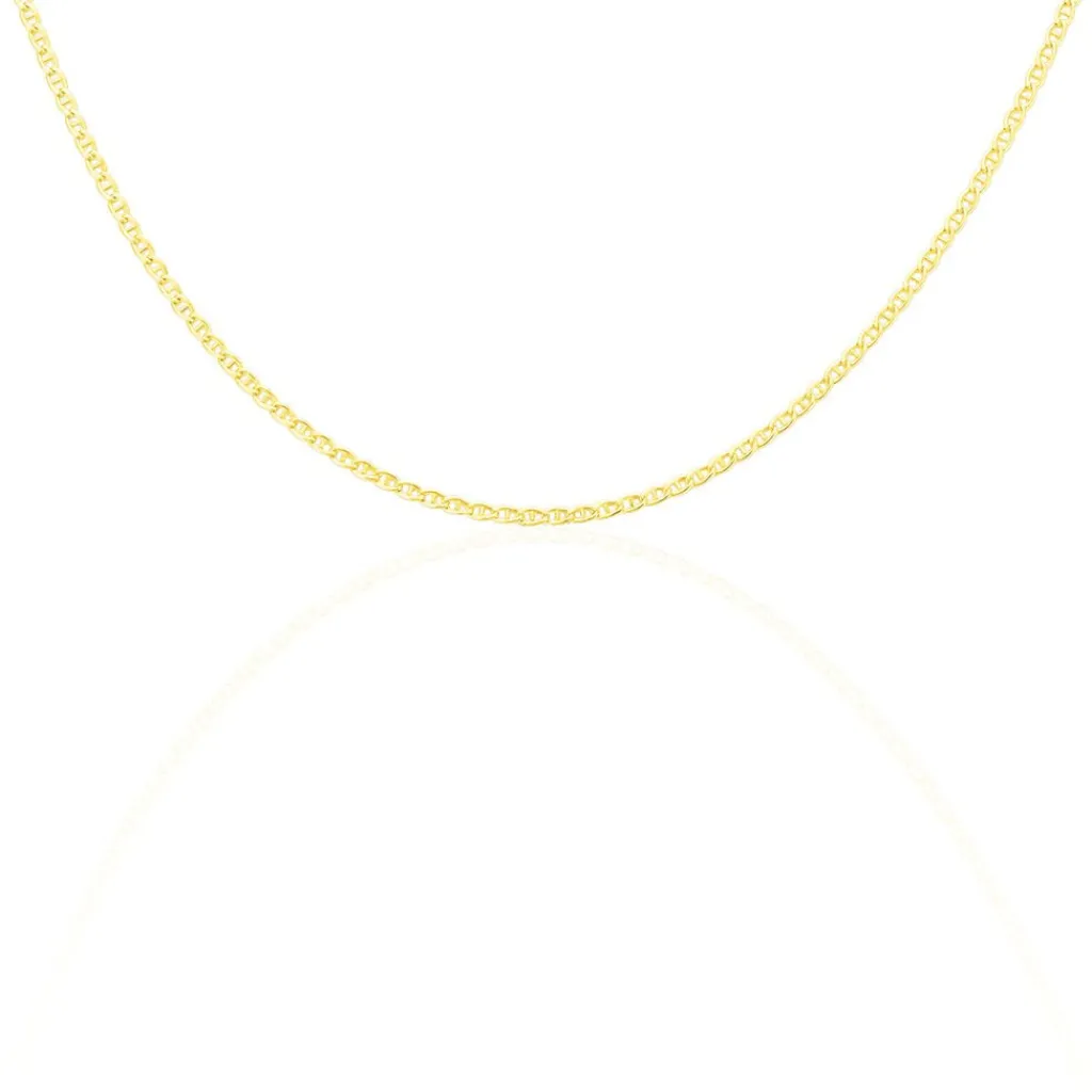 Histoire d'Or Collier Capucin Maille Marine or jaune Discount
