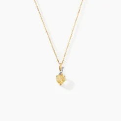 Histoire d'Or Collier Or Jaune Clothilde Citrine or jaune citrine Online