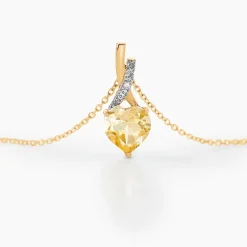 Histoire d'Or Collier Or Jaune Clothilde Citrine or jaune citrine Online