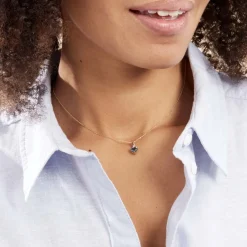 Histoire d'Or Collier Or Jaune Clothilde Topaze or jaune topaze london blue Hot