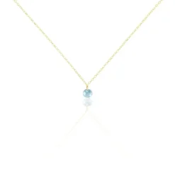 Histoire d'Or Collier Or Jaune Emilee Oxyde De Zirconium or jaune oxyde azur New