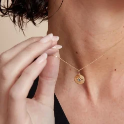 Histoire d'Or Collier Or Jaune Evening Star Topaze Bleu London or jaune topaze bleu london Discount