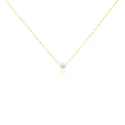 Histoire d'Or Collier Or Jaune Fliep Perle De Culture Discount