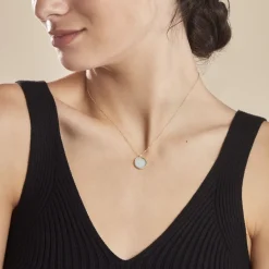 Histoire d'Or Collier Or Jaune Florica Amazonite or jaune amazonite verte Discount