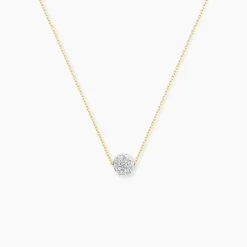 Histoire d'Or Collier Or Jaune Hepsibah Cristal Best