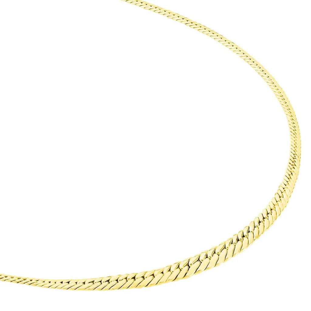 Histoire d'Or Collier Izel Maille Anglaise or jaune Sale