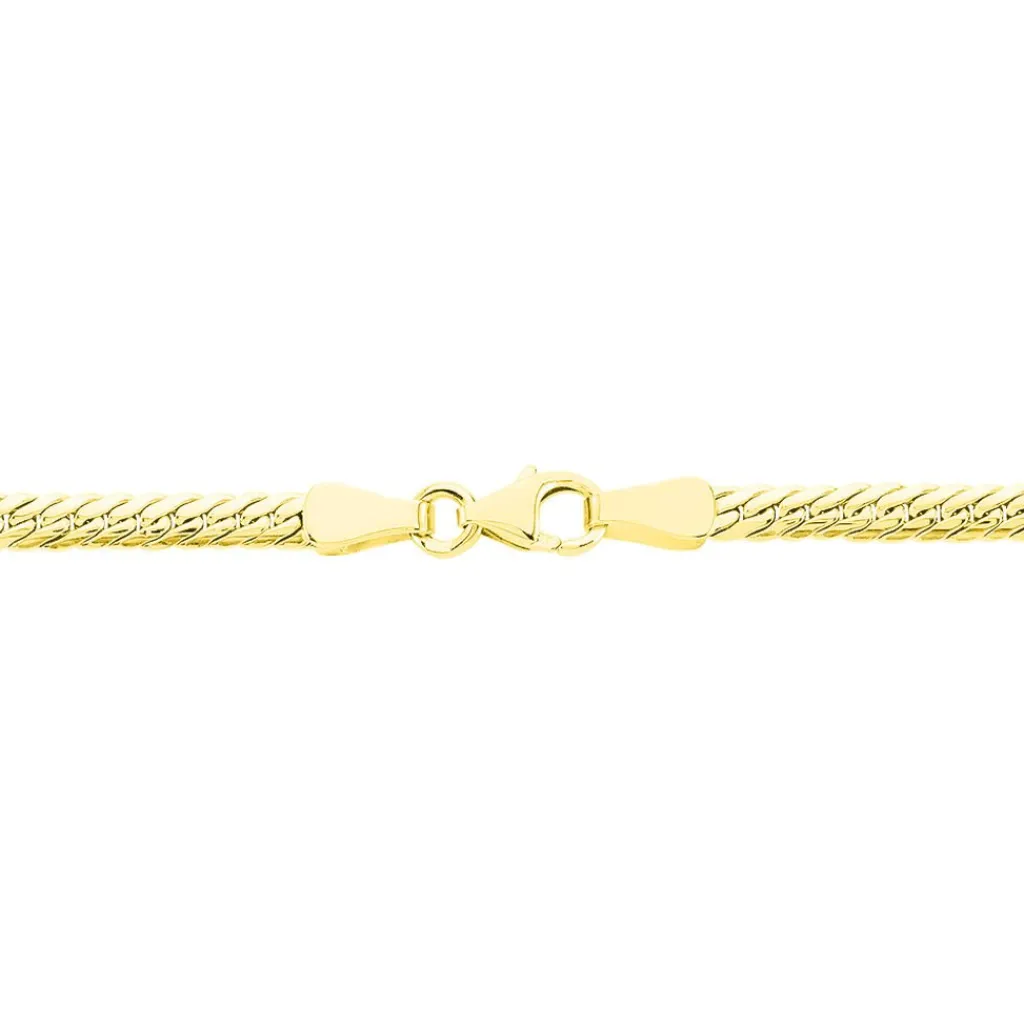Histoire d'Or Collier Izel Maille Anglaise or jaune Sale