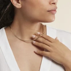 Histoire d'Or Collier Izel Maille Anglaise or jaune
