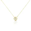 Histoire d'Or Collier Or Jaune Lazarus Oxyde De Zirconium New