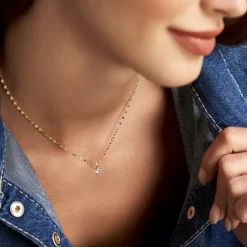 Histoire d'Or Collier Or Jaune Luminae Oxyde De Zirconium Sale