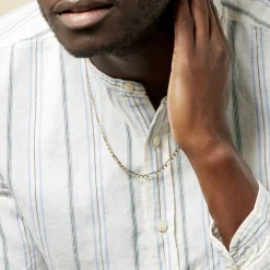 Histoire d'Or Collier Or Jaune Maille Alternée 1/3 Outlet