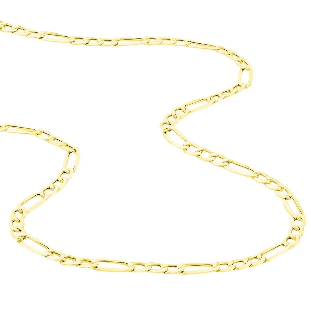 Histoire d'Or Collier Or Jaune Maille Alternée 1/3