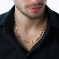 Histoire d'Or Collier Or Jaune Maille Alternée Hot