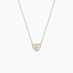 Histoire d'Or Collier Or Jaune Oxyde De Zirconium New