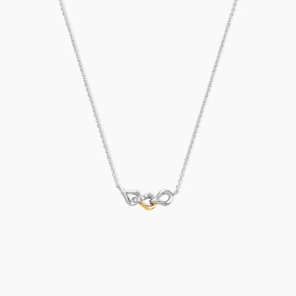 Histoire d'Or Collier Or Jaune Oxyde De Zirconium Best