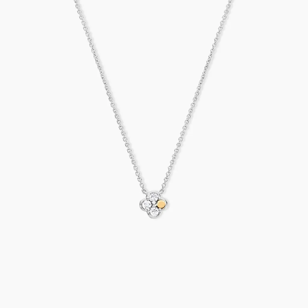 Histoire d'Or Collier Or Jaune Oxyde De Zirconium