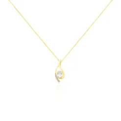 Histoire d'Or Collier Or Jaune Sagesse Oxydes De Zirconium or jaune oxyde Outlet