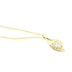 Histoire d'Or Collier Or Jaune Sagesse Oxydes De Zirconium or jaune oxyde Outlet