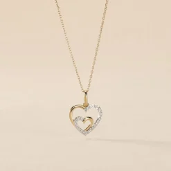 Histoire d'Or Collier Or Jaune Sigolaine Diamants Hot