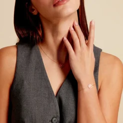 Histoire d'Or Collier Or Jaune Sweet Rosace Oxyde De Zirconium Sale