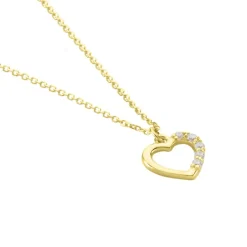 Histoire d'Or Collier Or Jaune Vehanouche Oxydes De Zirconium Hot