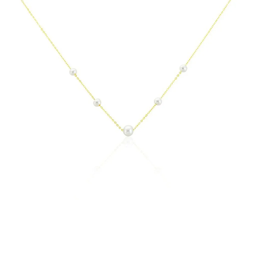 Histoire d'Or Collier Or Jaune Yolanda Perles De Culture Hot