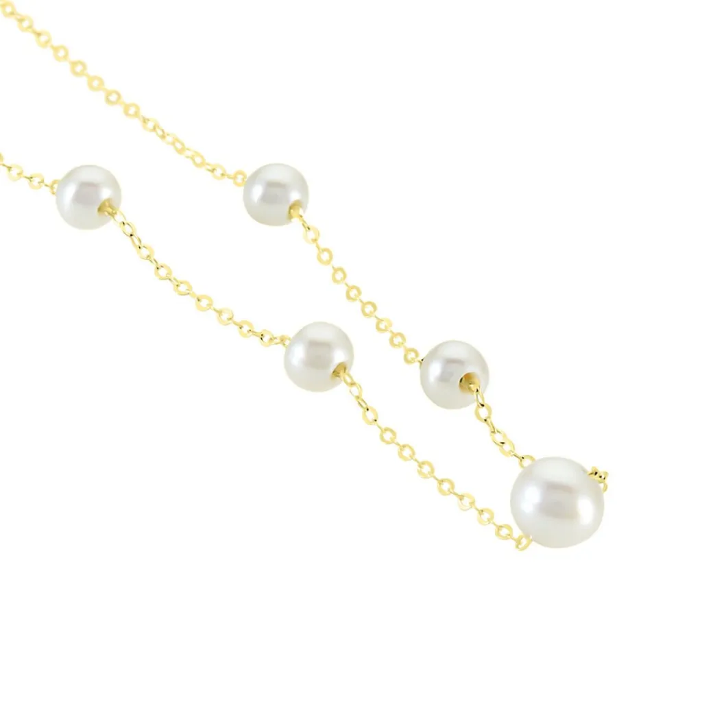 Histoire d'Or Collier Or Jaune Yolanda Perles De Culture Hot