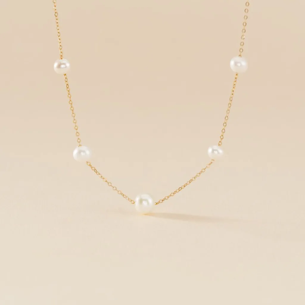 Histoire d'Or Collier Or Jaune Yolanda Perles De Culture Hot