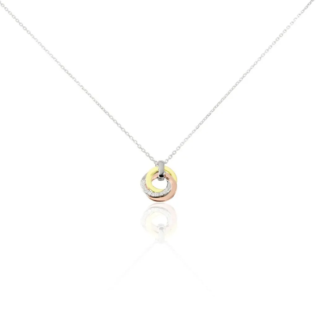 Histoire d'Or Collier Or Tricolore Vanadissa Diamants Hot