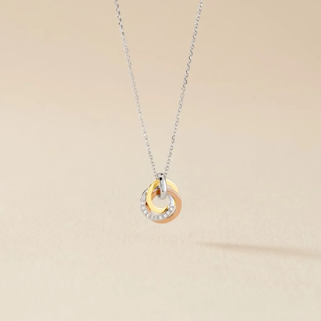 Histoire d'Or Collier Or Tricolore Vanadissa Diamants Hot