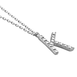 Histoire d'Or Collier Oran Or Blanc Diamant Discount