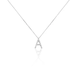 Histoire d'Or Collier Oran Or Blanc Diamant Online