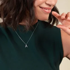 Histoire d'Or Collier Oran Or Blanc Diamant Online