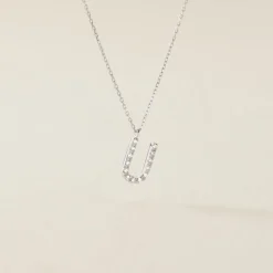 Histoire d'Or Collier Oran Or Blanc Diamant