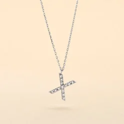 Histoire d'Or Collier Oran Or Blanc Diamant