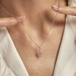 Histoire d'Or Collier Oria Argent Blanc Outlet