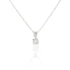Histoire d'Or Collier Orphee Or Blanc Diamant Best