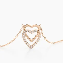 Histoire d'Or Collier Ottavia Argent Rose Oxyde De Zirconium Best