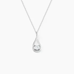 Histoire d'Or Collier Paloma Argent Blanc Oxyde De Zirconium