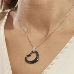Histoire d'Or Collier Pam Argent Blanc Céramique Et Oxyde De Zirconium Hot