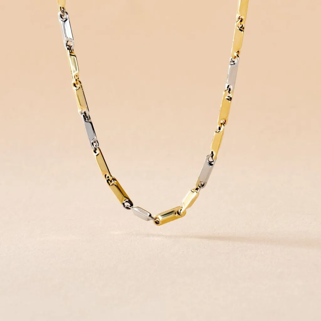 Histoire d'Or Collier Paqui Or Bicolore Sale