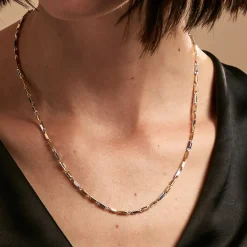 Histoire d'Or Collier Paqui Or Bicolore Sale