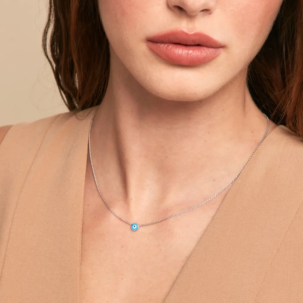 Histoire d'Or Collier Parad'eyes Argent Blanc Hot